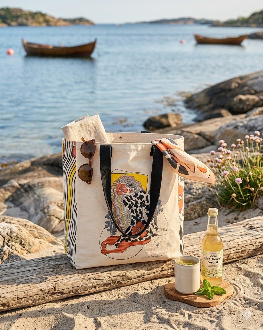 Anindita Artist Edition Tote Bag | Recycled Cotton Canvas – Kalaa