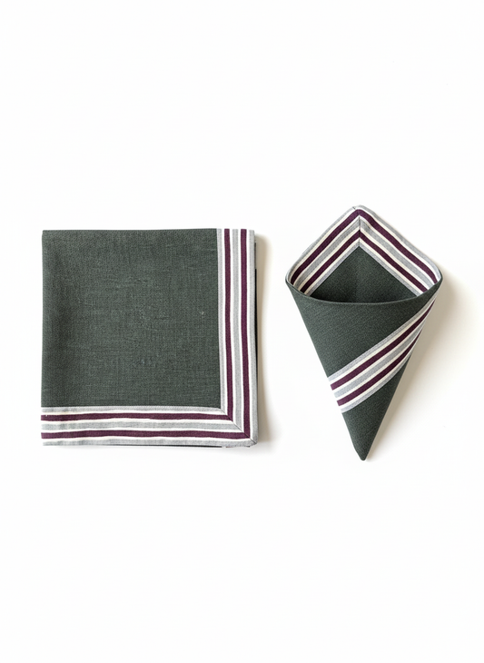 Cotton Border Napkin (Set of 2)