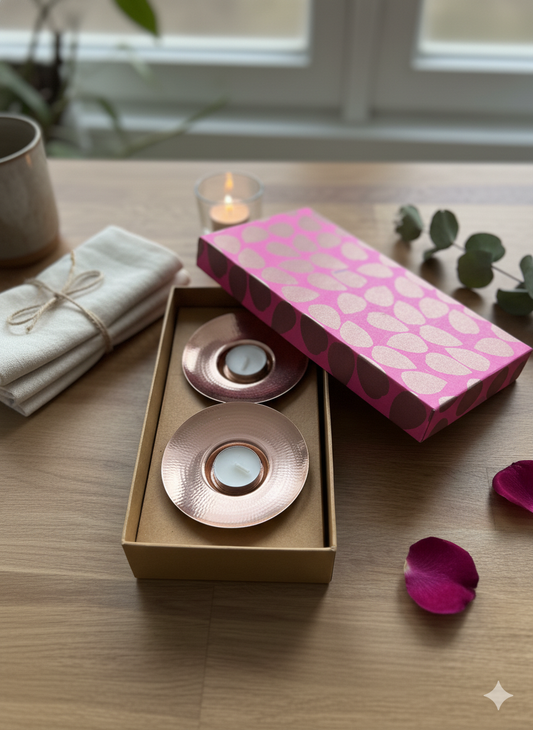 Copper Tea-light holder