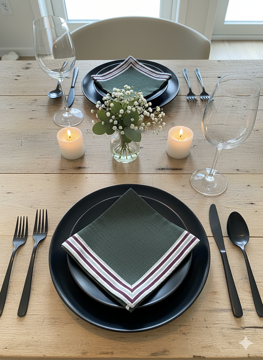 Cotton Border Napkin (Set of 2)