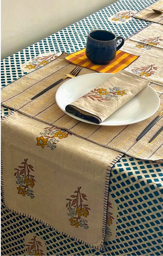 Flower of Corbett Table Cloth