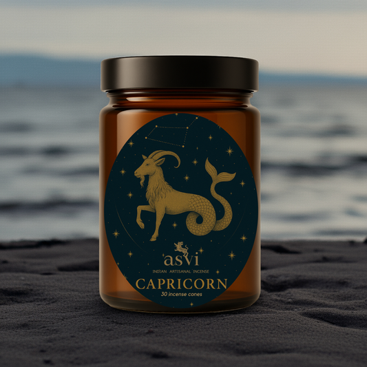 Ayurvedic Zodiac Incense Cones: Capricorn Sun Sign