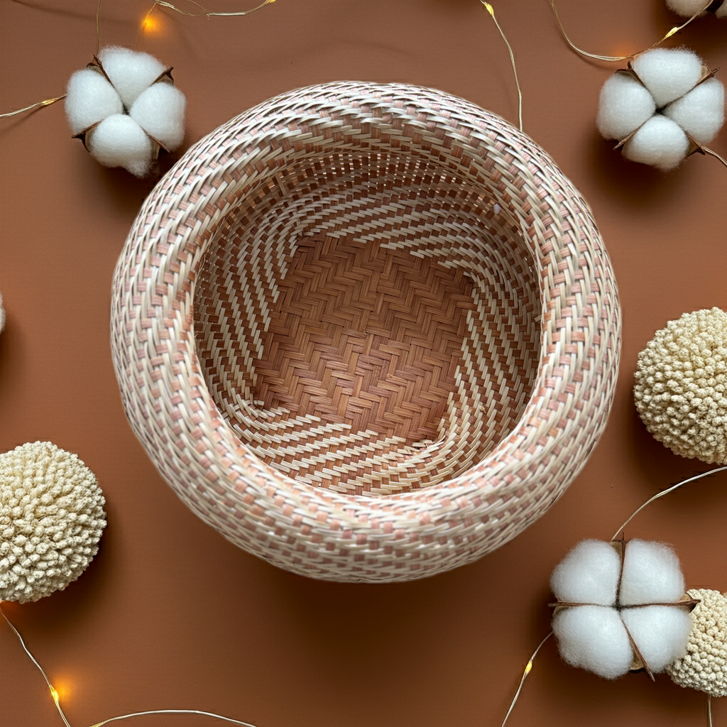 Et utvalg av håndlagde serveringsboller i keramikk med ulik størrelse og hav-inspirerte glasurer.