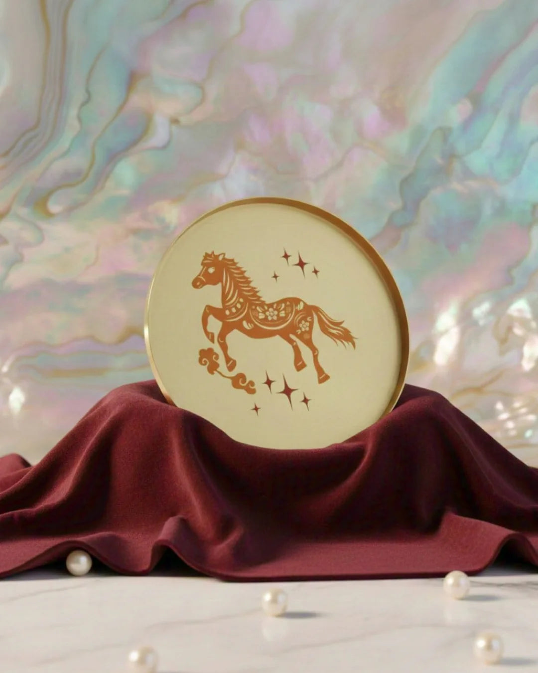 Venus  - Brass Coaster