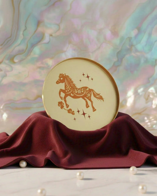 Venus  - Brass Coaster