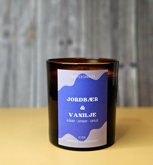 Scented Candle – Strawberry & Vanilla