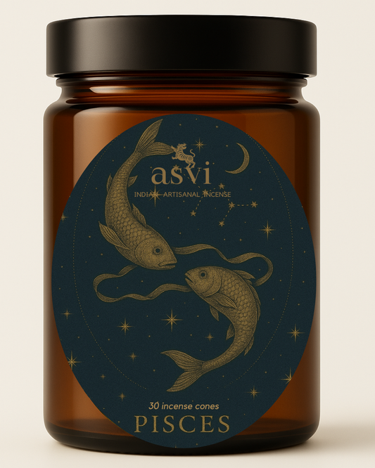 Ayurvedic Zodiac Incense Cones: Pisces Sun Sign