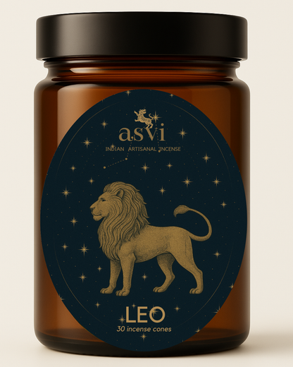 Ayurvedic Zodiac Incense Cones: Leo Sun Sign