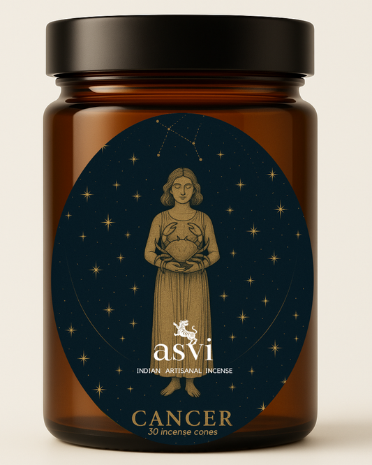 Ayurvedic Zodiac Incense Cones: Cancer Sun Sign