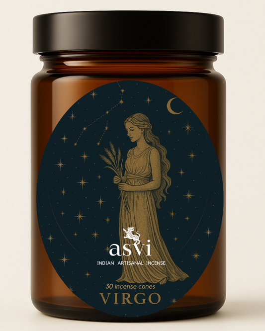 Ayurvedic Zodiac Incense Cones: Virgo Sun Sign