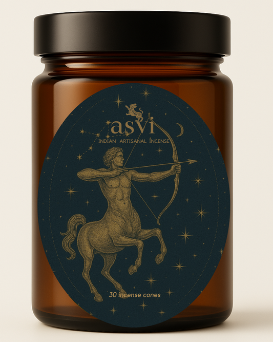 Ayurvedic Zodiac Incense Cones: Sagittarius Sun Sign