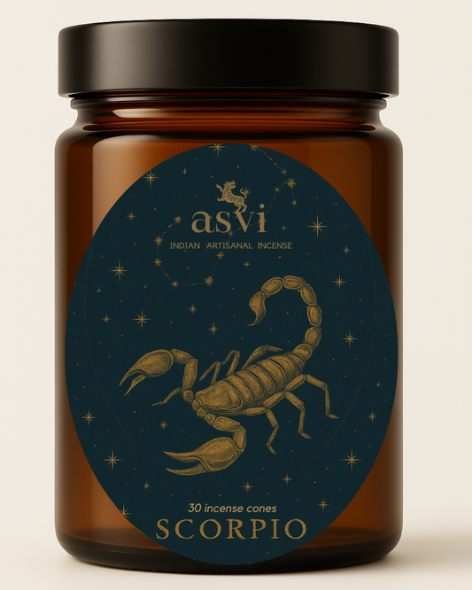 Ayurvedic Zodiac Incense Cones: Scorpio Sun Sign