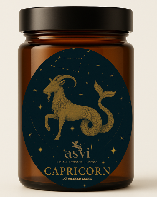 Ayurvedic Zodiac Incense Cones: Capricorn Sun Sign