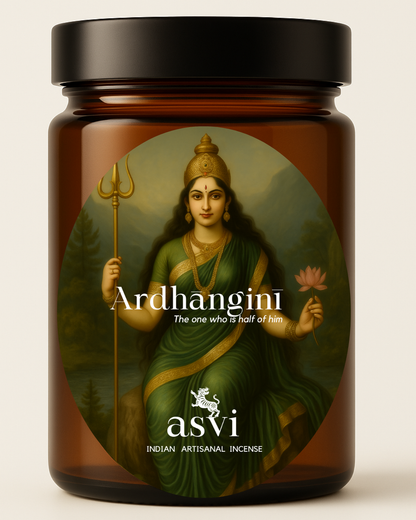 The Parvati – The Ardhangini incense cones, a grounding blend of Oud and Patchouli handmade on the banks of the Ganges