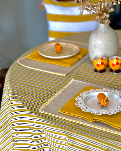 Savannah Stripes Table Cloth