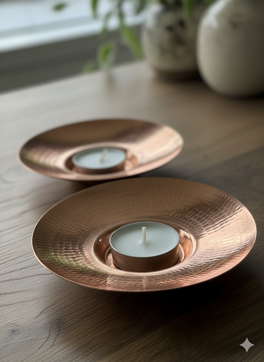 Copper Tea-light holder
