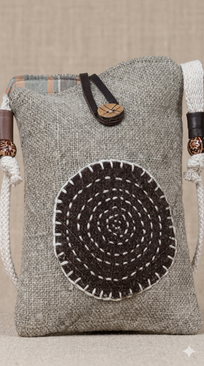 Kalaa | Upcycled Mobile Sling | Handmade by Women Artisans