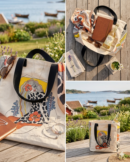 Anindita Artist Edition Tote Bag | Kraftig Resirkulert Bomullskanvas