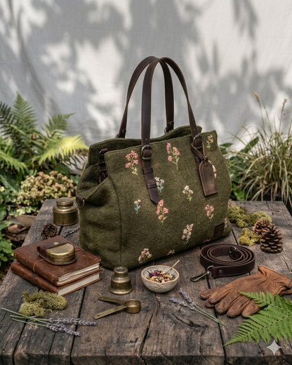 Kalaa | Hand-Embroidered Boyfriend Bag | Dhaaga Life x The Burlap People
