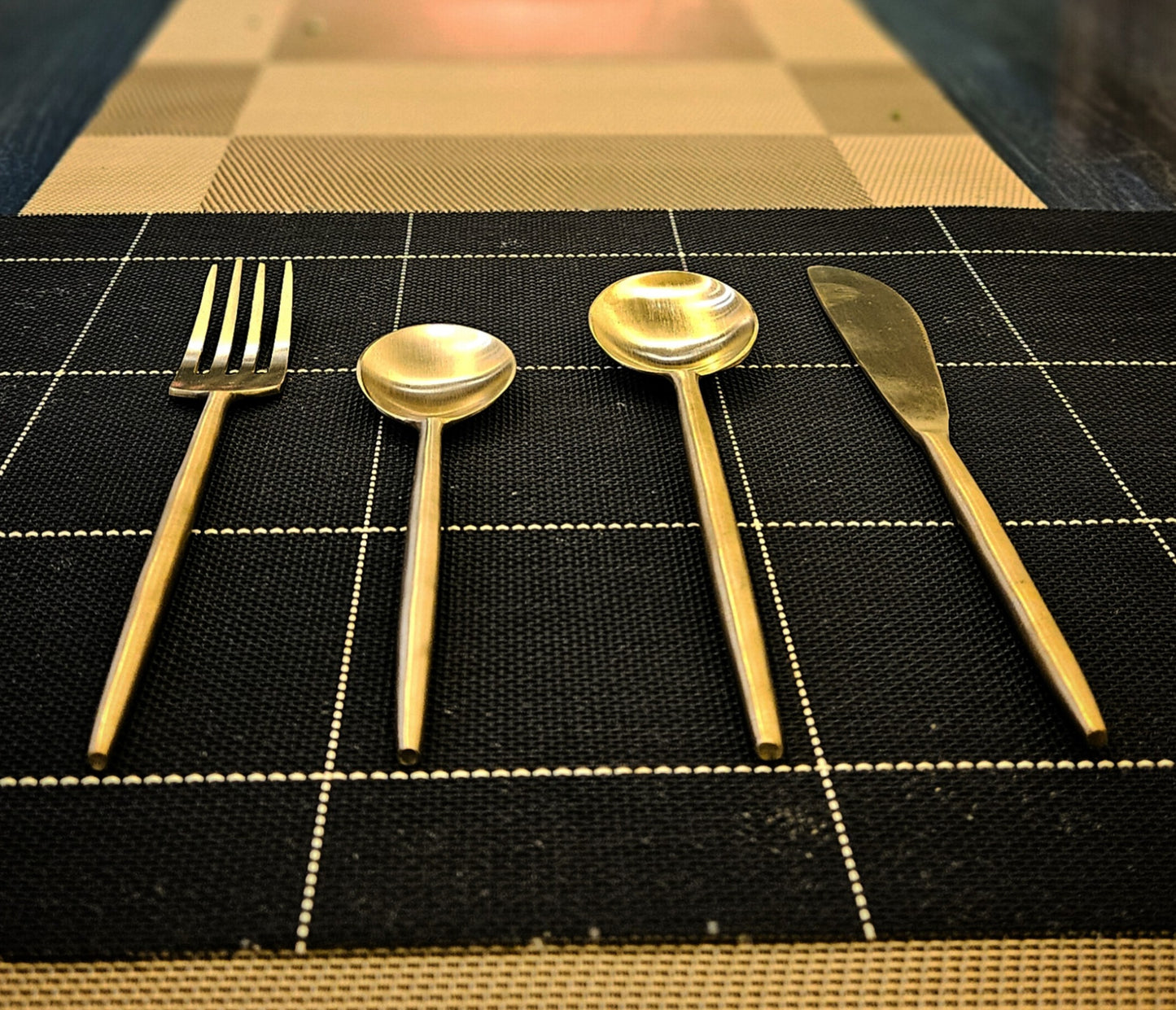 Relic Cutlery Set (4-Piece) | Handmade Copper Finish