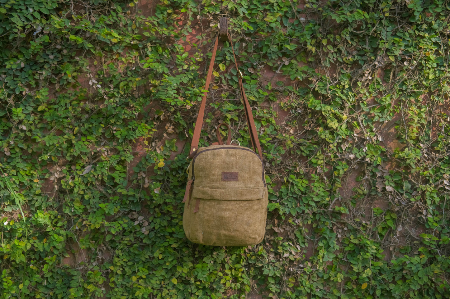 The Lil Sister Ryggsekk | Bærekraftig 2-i-1 Juteveske