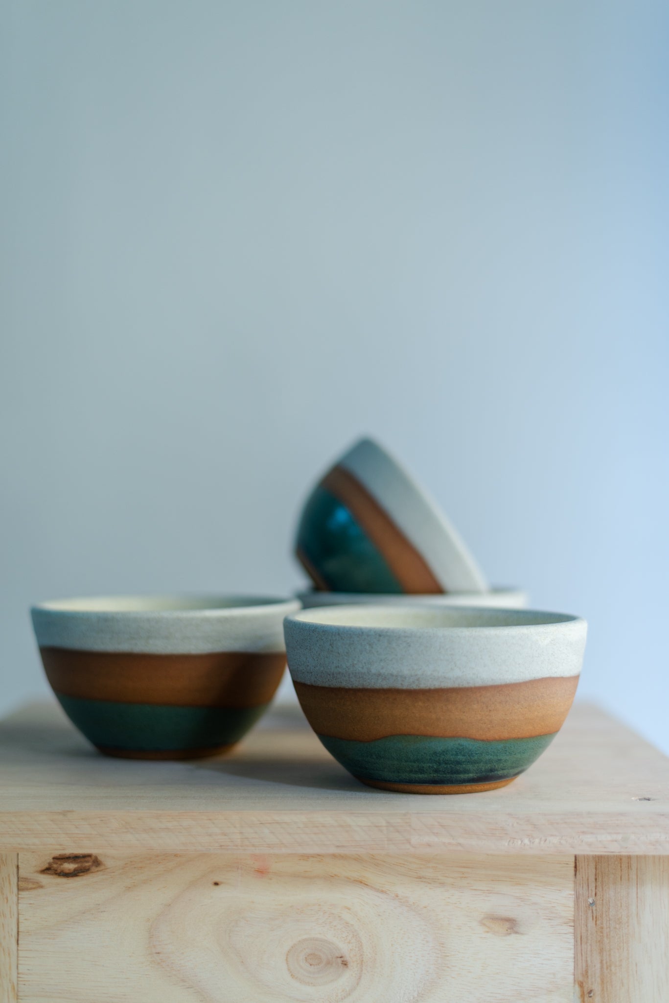 550ml Dual Ceramic Snack Bowl | Handcrafted Serving Bowl