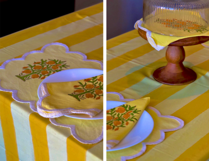 Betty Yellow Table Cloth