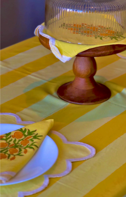 Betty Yellow Table Cloth