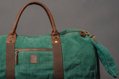 The Original Duffel Bag | Handcrafted Burlap Travel Bag