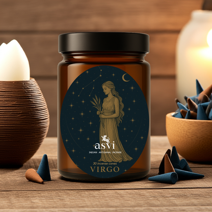 Ayurvedic Zodiac Incense Cones: Virgo Sun Sign