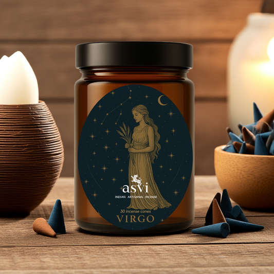 Ayurvedic Zodiac Incense Cones: Virgo Sun Sign