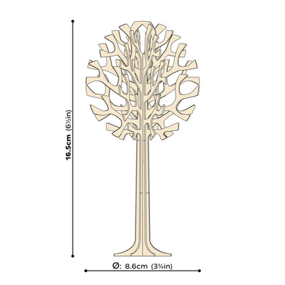 Lovi Tree 16.5cm X Oulu2026 European Capital of Culture | Handcrafted Birch Ornament