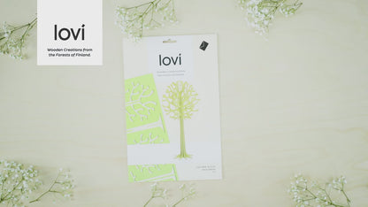 Lovi Tree 16.5cm X Oulu2026 European Capital of Culture | Handcrafted Birch Ornament